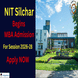 NIT Silchar Begins MBA Admission 2026; Apply till March 31 @nits.ac.in